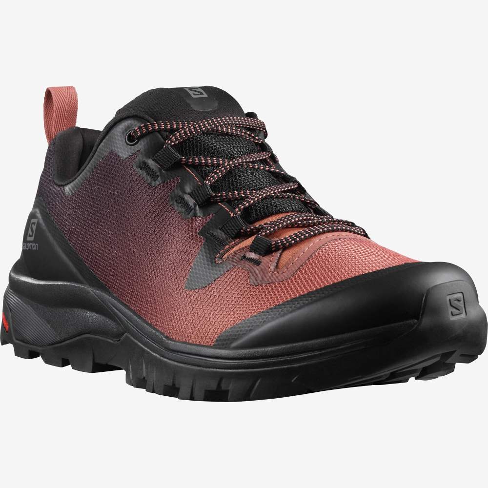 Black Salomon Vaya Women's Hiking Shoes | 605873QFA