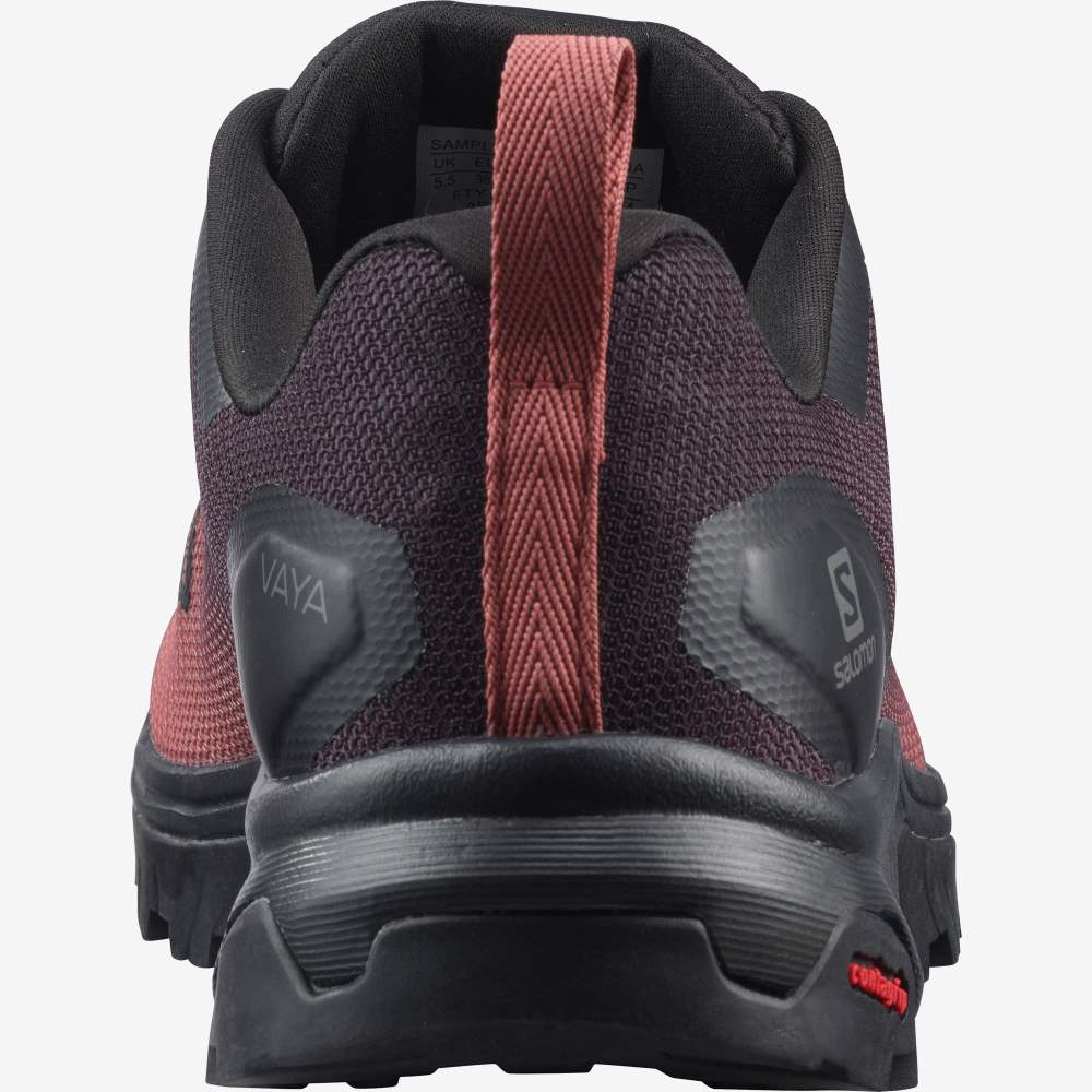 Black Salomon Vaya Women's Hiking Shoes | 605873QFA
