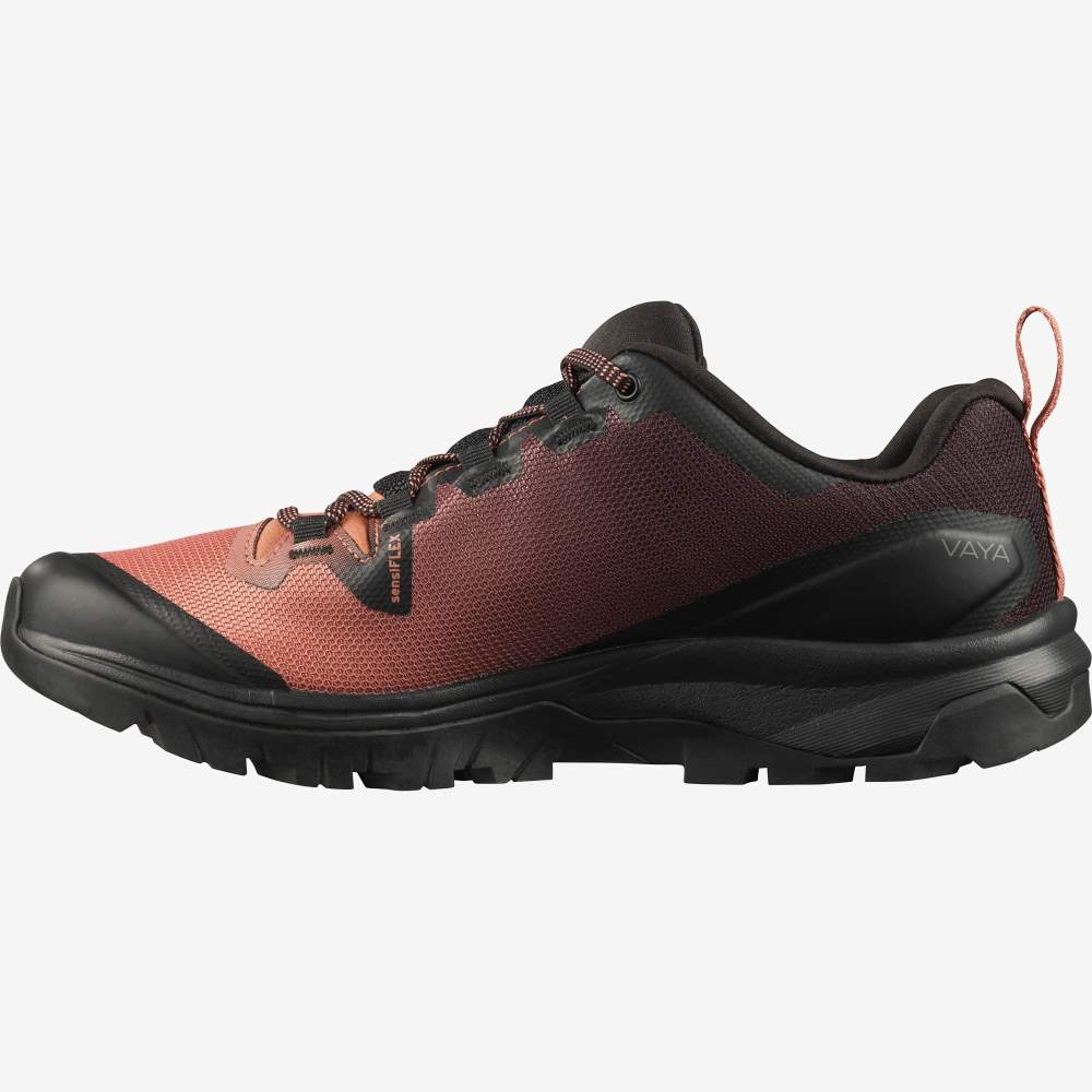 Black Salomon Vaya Women's Hiking Shoes | 605873QFA