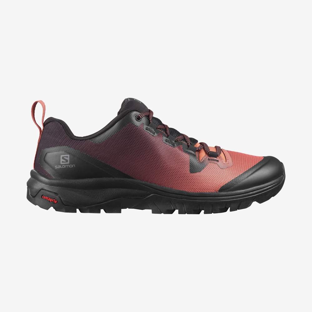 Black Salomon Vaya Women\'s Hiking Shoes | 605873QFA