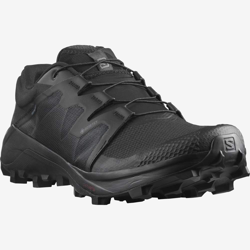 Black Salomon Wildcross Gtx Men's Trail Running Shoes | 486209XDE