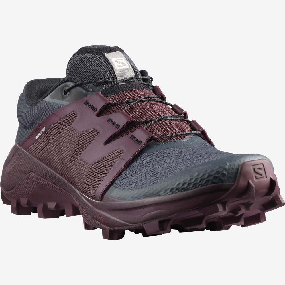 Black Salomon Wildcross W Women's Trail Running Shoes | 325801KXE
