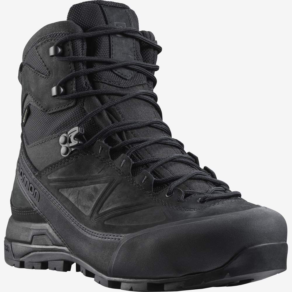 Black Salomon X Alp Gore-Tex Forces Men's Trail Running Shoes | 135049QHF
