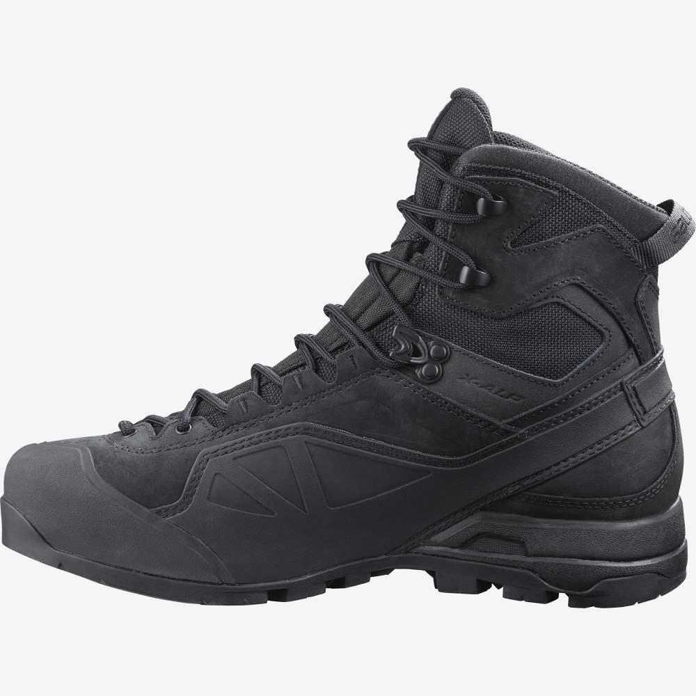 Black Salomon X Alp Gore-Tex Forces Men's Trail Running Shoes | 135049QHF