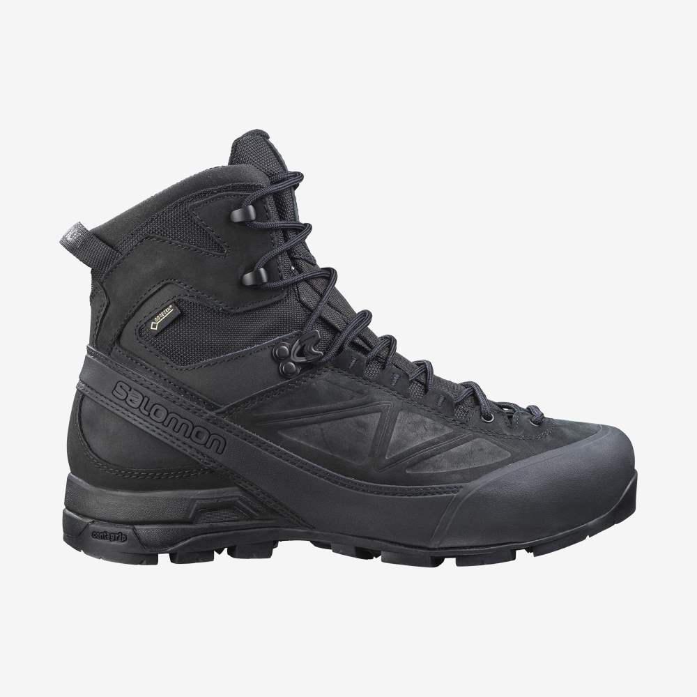 Black Salomon X Alp Gore-Tex Forces Men\'s Trail Running Shoes | 135049QHF