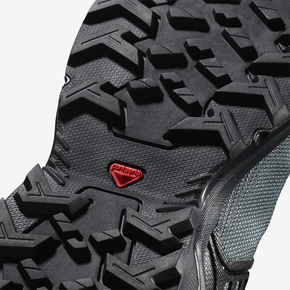 Black Salomon X Raise Women's Hiking Shoes | 562703AMZ