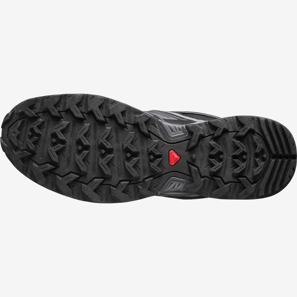 Black Salomon X Ultra 3 Gore-Tex Men's Hiking Shoes | 347920ZUH