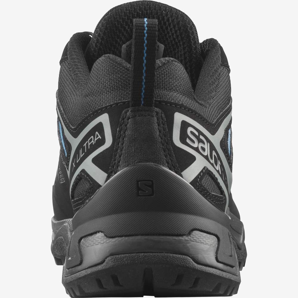 Black Salomon X Ultra 3 Men's Hiking Shoes | 176029MSN