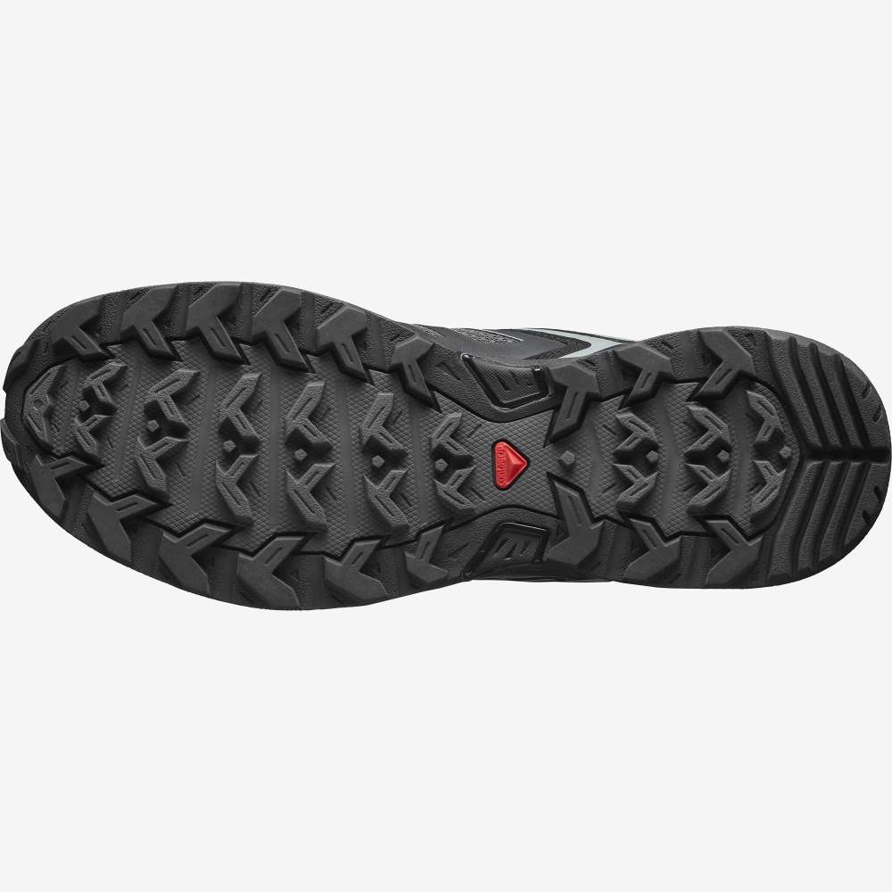 Black Salomon X Ultra 3 Men's Hiking Shoes | 176029MSN