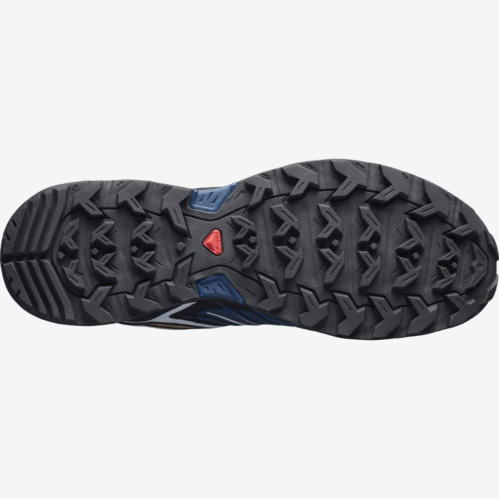 Black Salomon X Ultra 3 Men's Hiking Shoes | 625413FSH