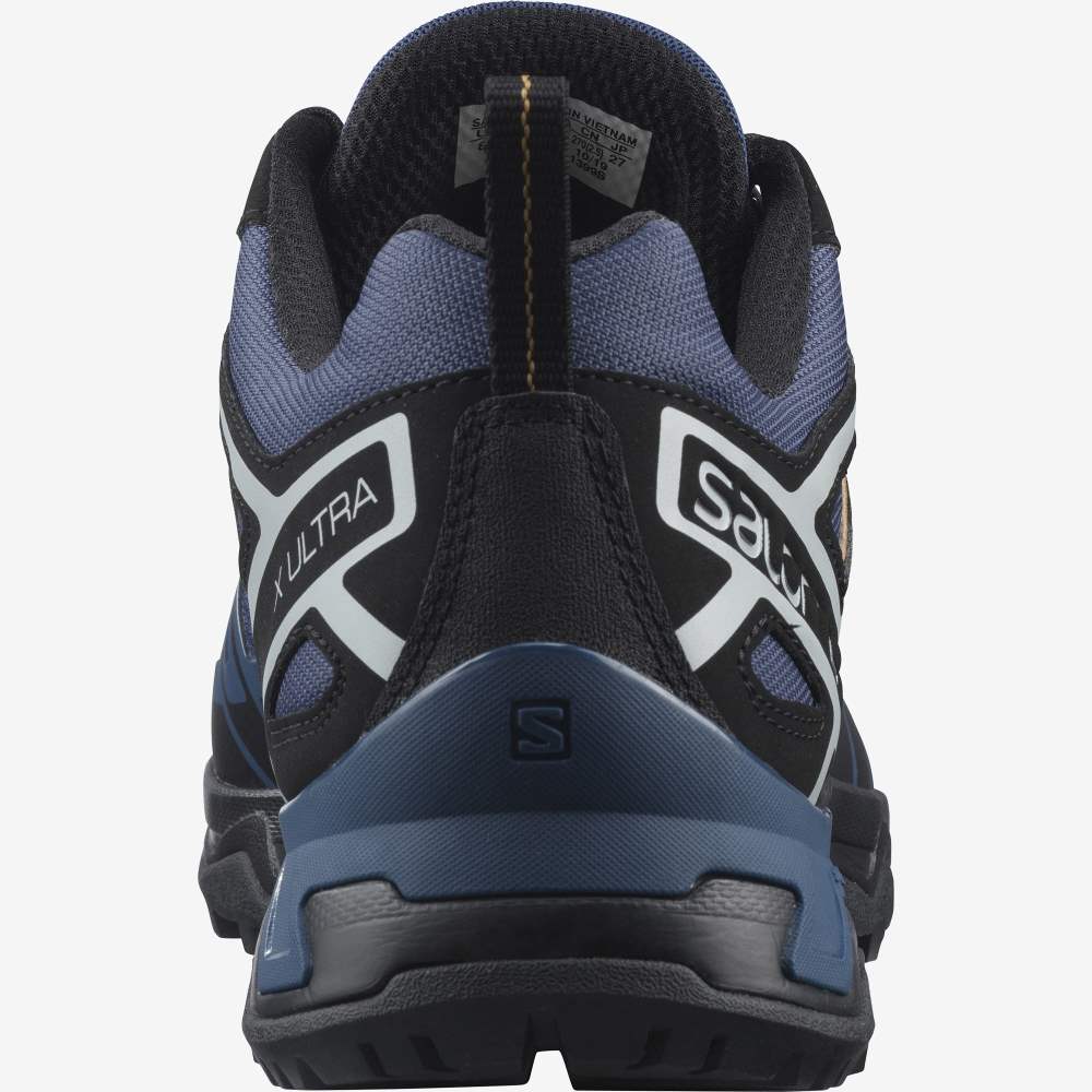 Black Salomon X Ultra 3 Men's Hiking Shoes | 625413FSH