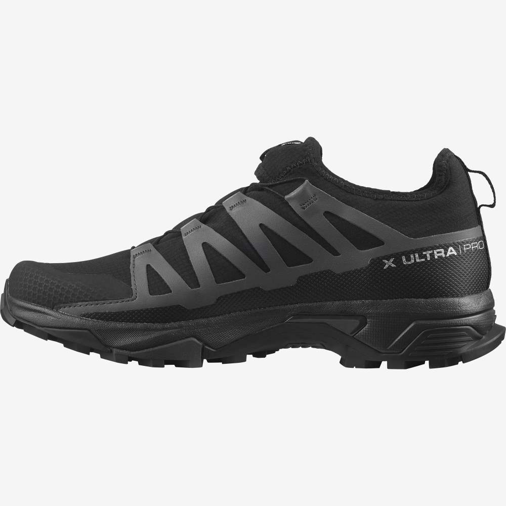 Black Salomon X Ultra Pro Gore-Tex Men's Hiking Shoes | 081264AHR