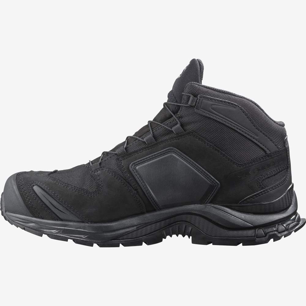 Black Salomon Xa Forces Mid Gore-Tex Men's Trail Running Shoes | 204685QHU