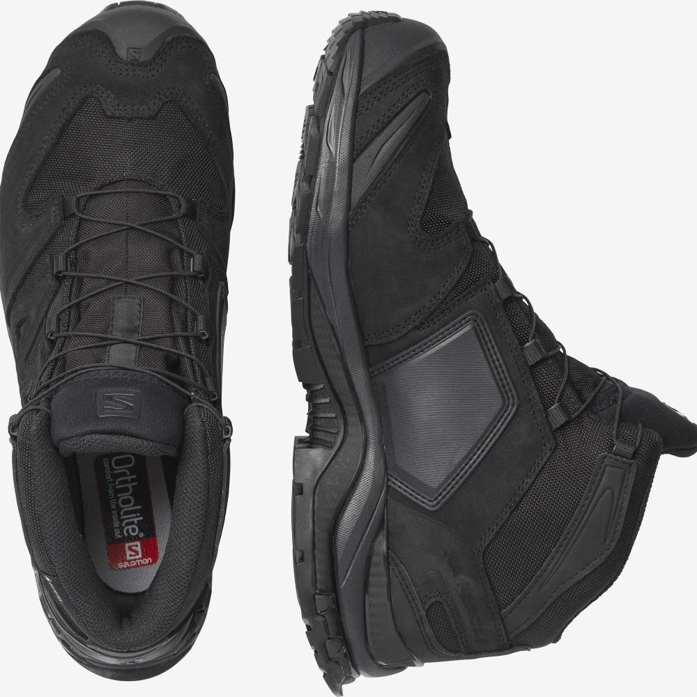 Black Salomon Xa Forces Mid Gore-Tex Women's Trail Running Shoes | 794356TVS