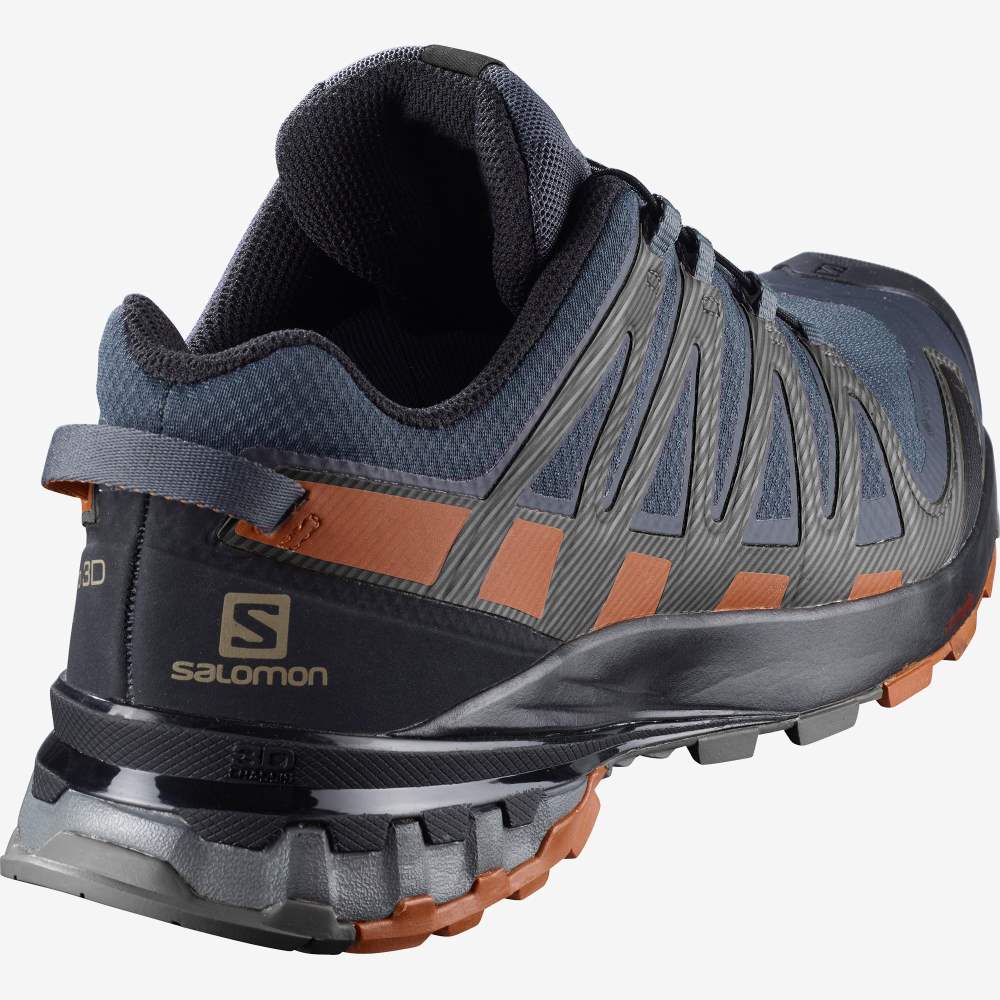 Black Salomon Xa Pro 3d V8 Gore-Tex Men's Hiking Shoes | 874395AZY