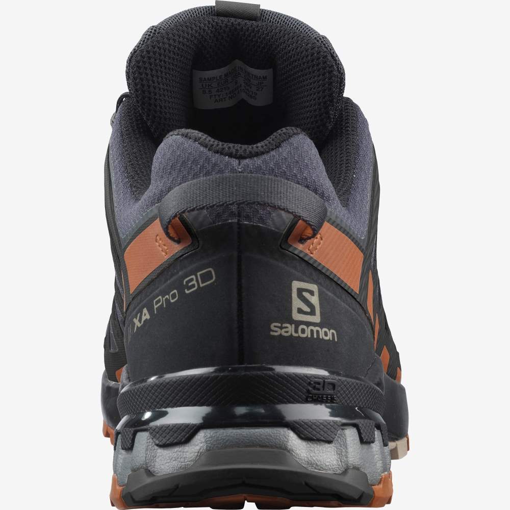 Black Salomon Xa Pro 3d V8 Gore-Tex Men's Hiking Shoes | 874395AZY