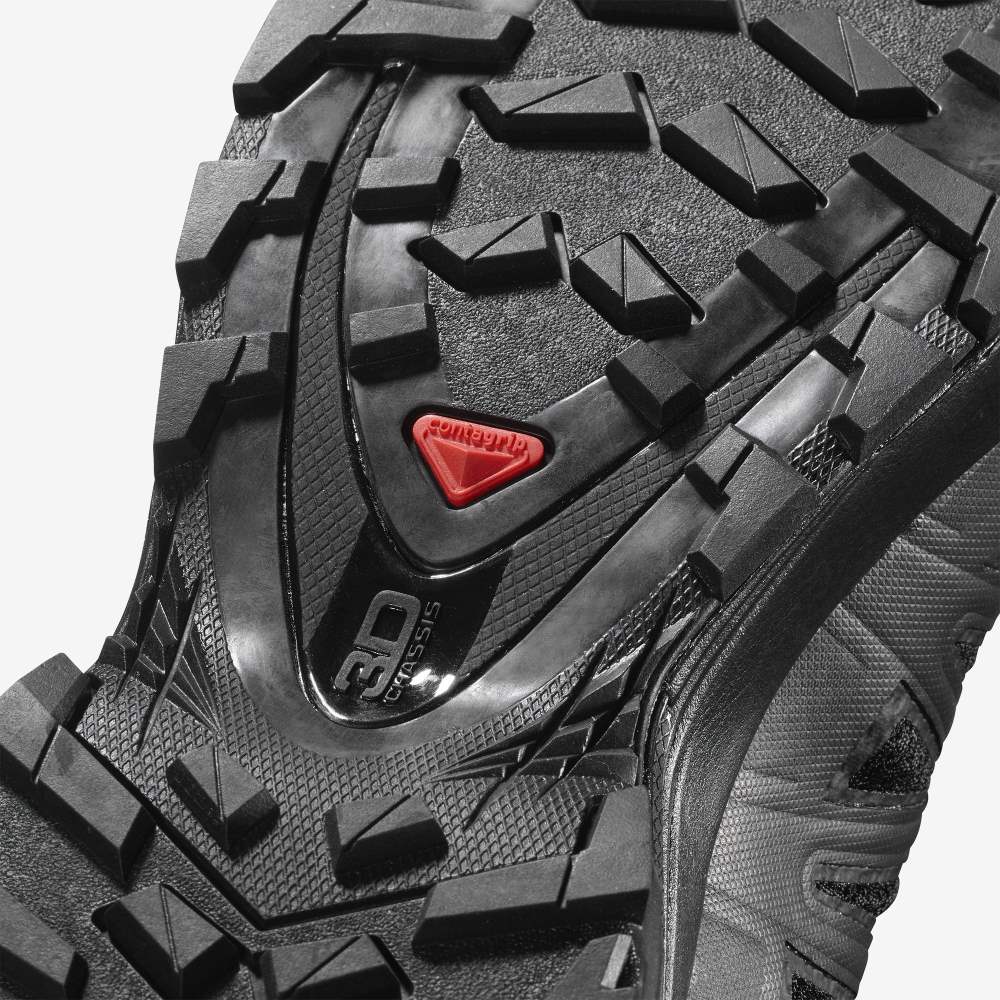 Black Salomon Xa Pro 3d V8 Wide Men's Hiking Shoes | 258097QPK