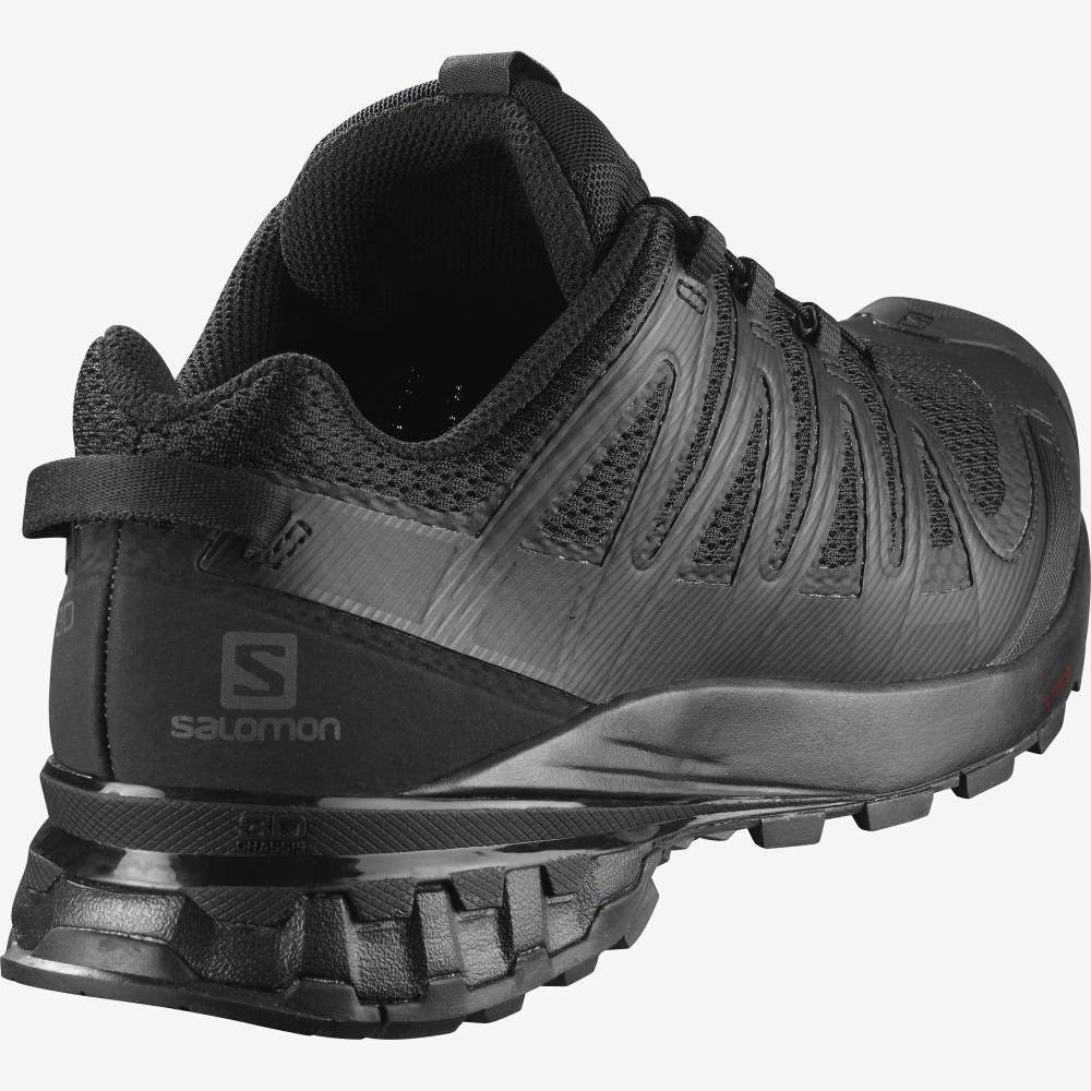 Black Salomon Xa Pro 3d V8 Wide Men's Hiking Shoes | 258097QPK