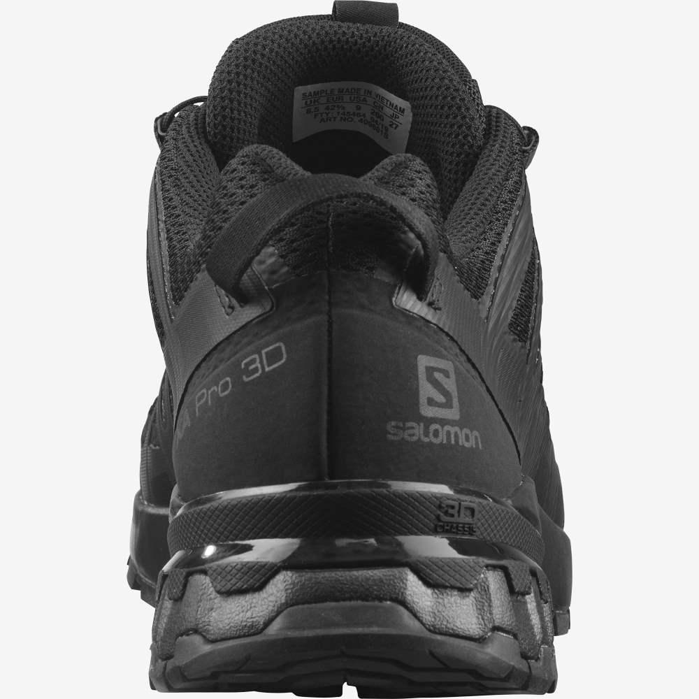 Black Salomon Xa Pro 3d V8 Wide Men's Hiking Shoes | 258097QPK