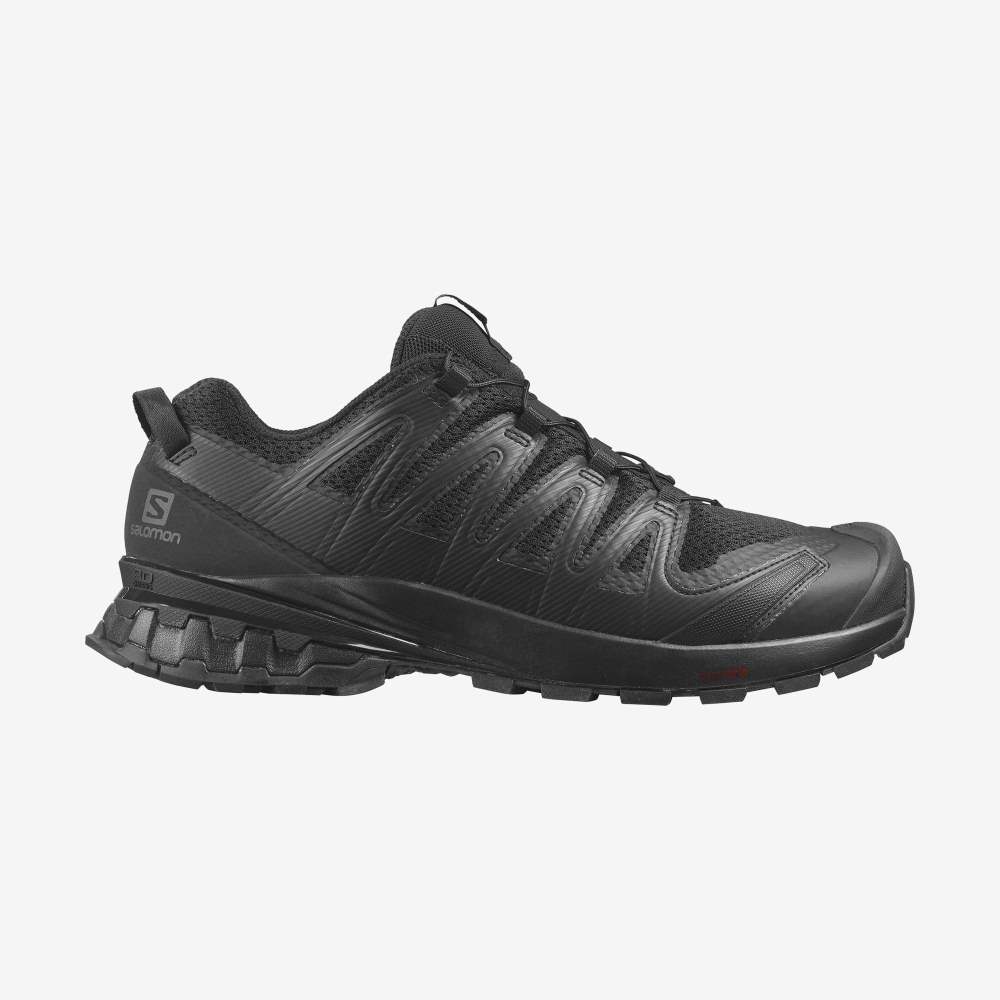 Black Salomon Xa Pro 3d V8 Wide Men\'s Hiking Shoes | 258097QPK
