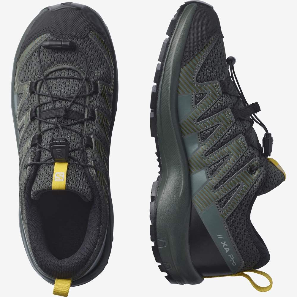 Black Salomon Xa Pro V8 Kids' Hiking Shoes | 790543JHV