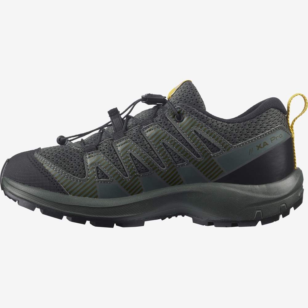 Black Salomon Xa Pro V8 Kids' Hiking Shoes | 790543JHV