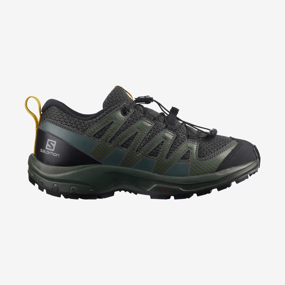 Black Salomon Xa Pro V8 Kids\' Hiking Shoes | 790543JHV