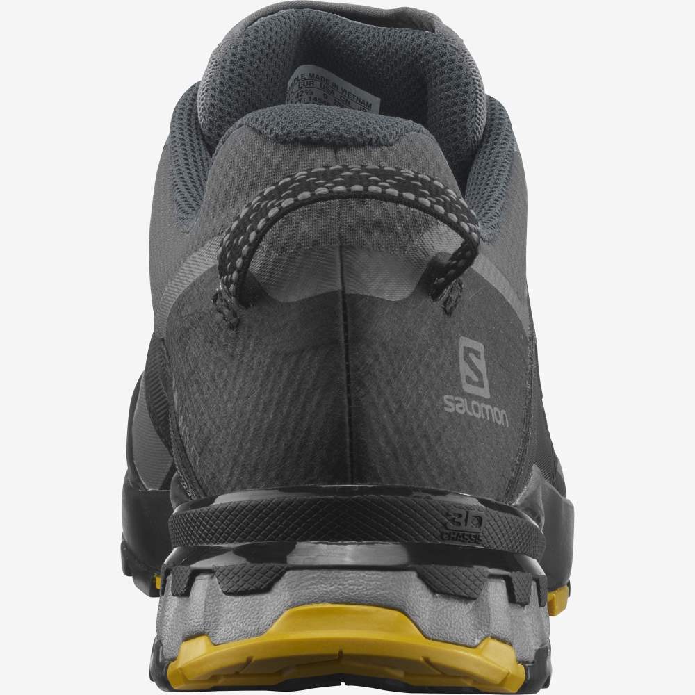 Black Salomon Xa Wild Gore-Tex Men's Hiking Shoes | 641083FTN