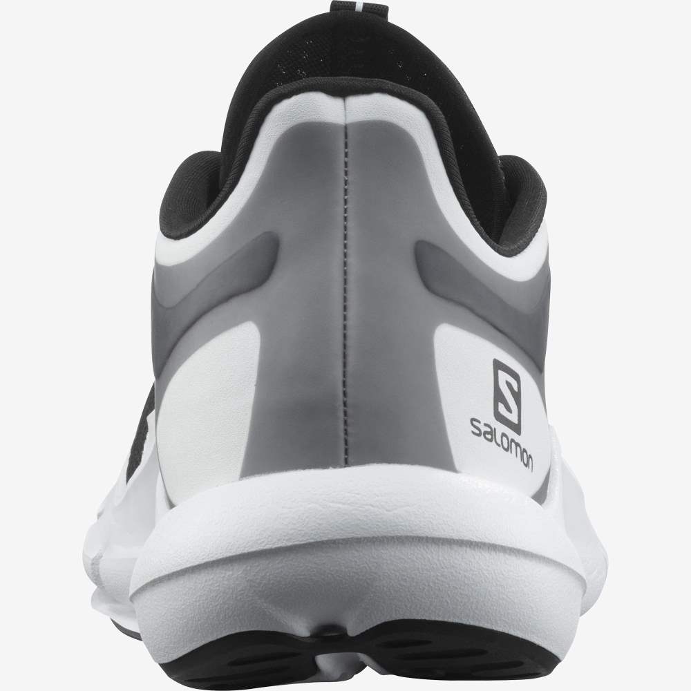 Black White Salomon Predict Mod Men's Running Shoes | 129846MSF