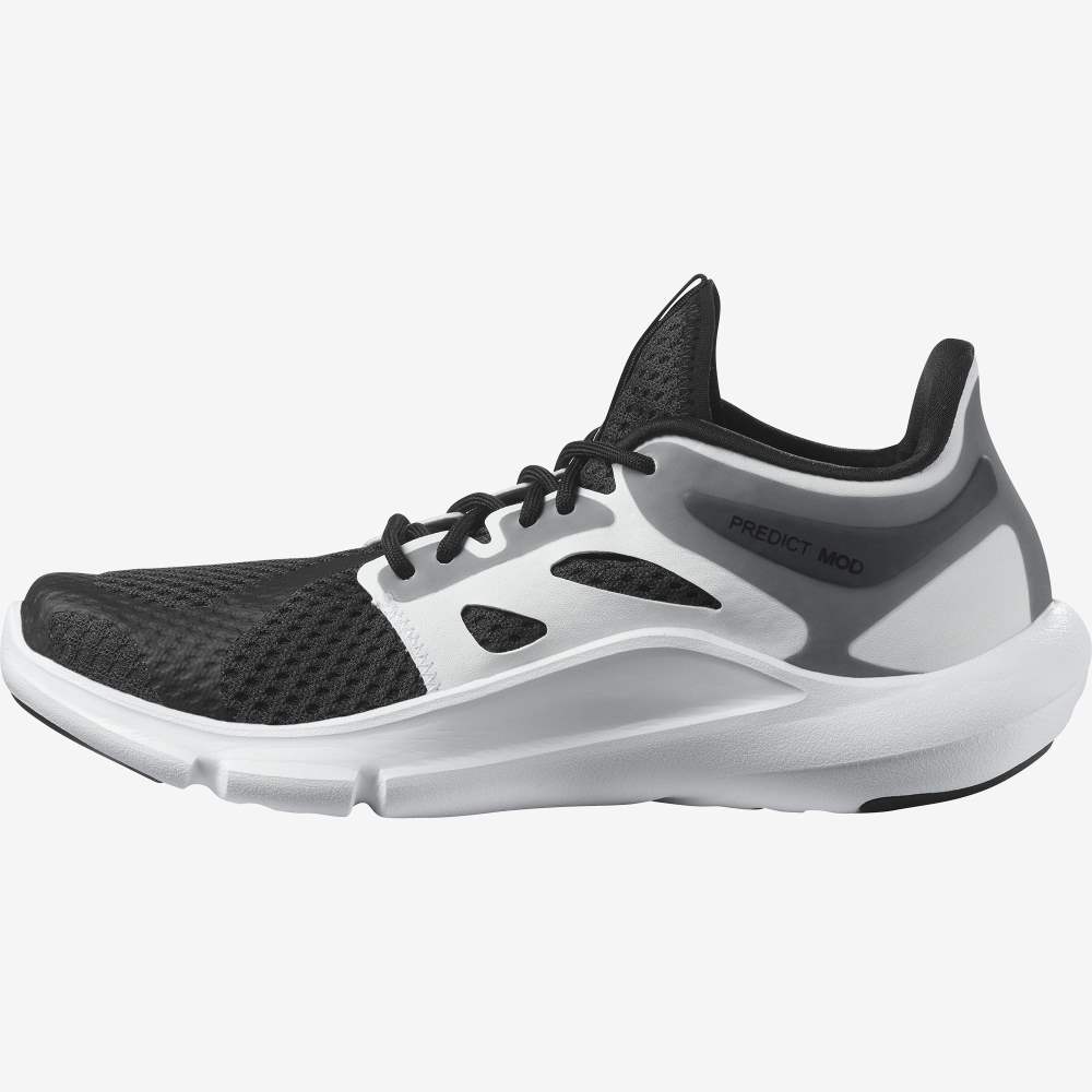 Black White Salomon Predict Mod Women's Running Shoes | 219087DZN