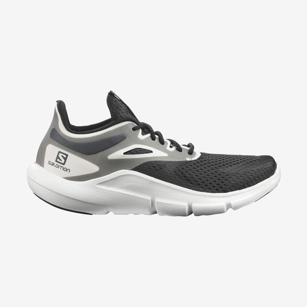 Black White Salomon Predict Mod Women\'s Running Shoes | 219087DZN