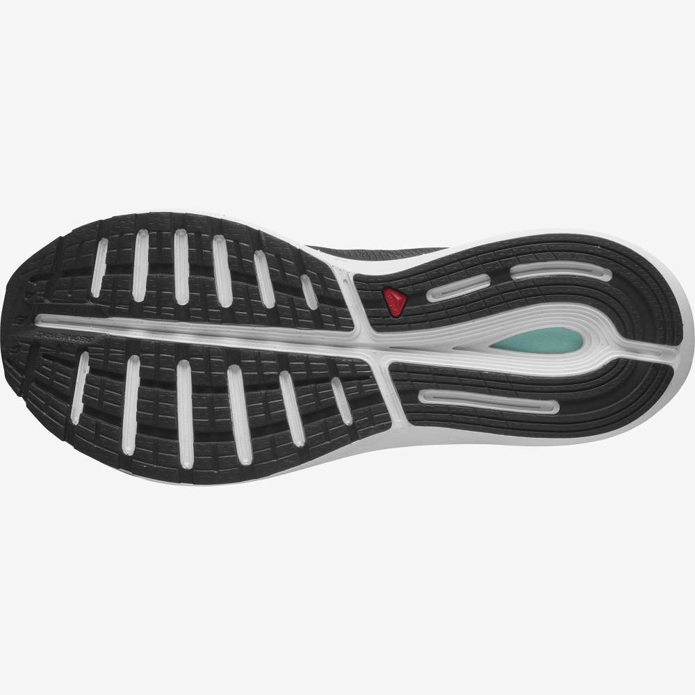 Black White Salomon Sonic 4 Balance Men's Running Shoes | 126589NJV