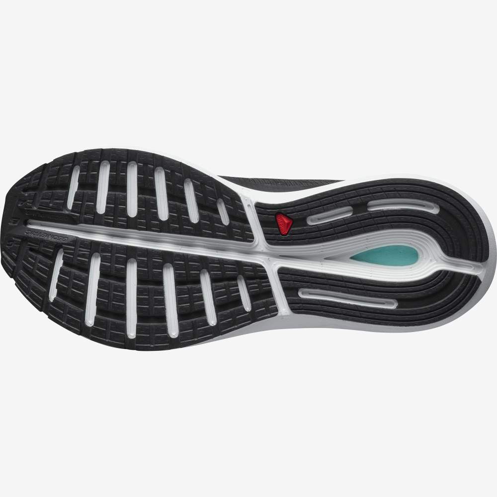 Black White Salomon Sonic 4 Balance Women's Running Shoes | 147036FTN