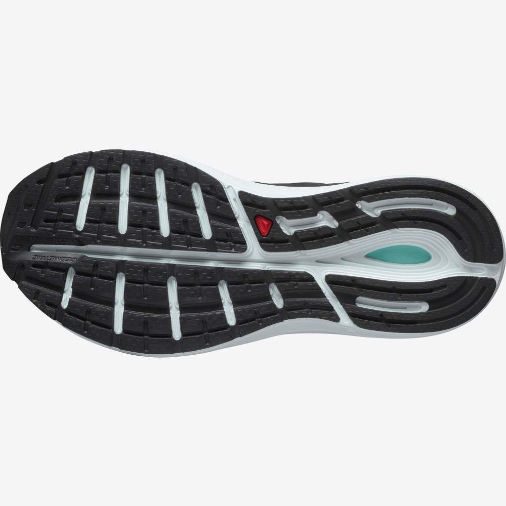 Black White Salomon Sonic 4 Confidence Women's Running Shoes | 089673CLN