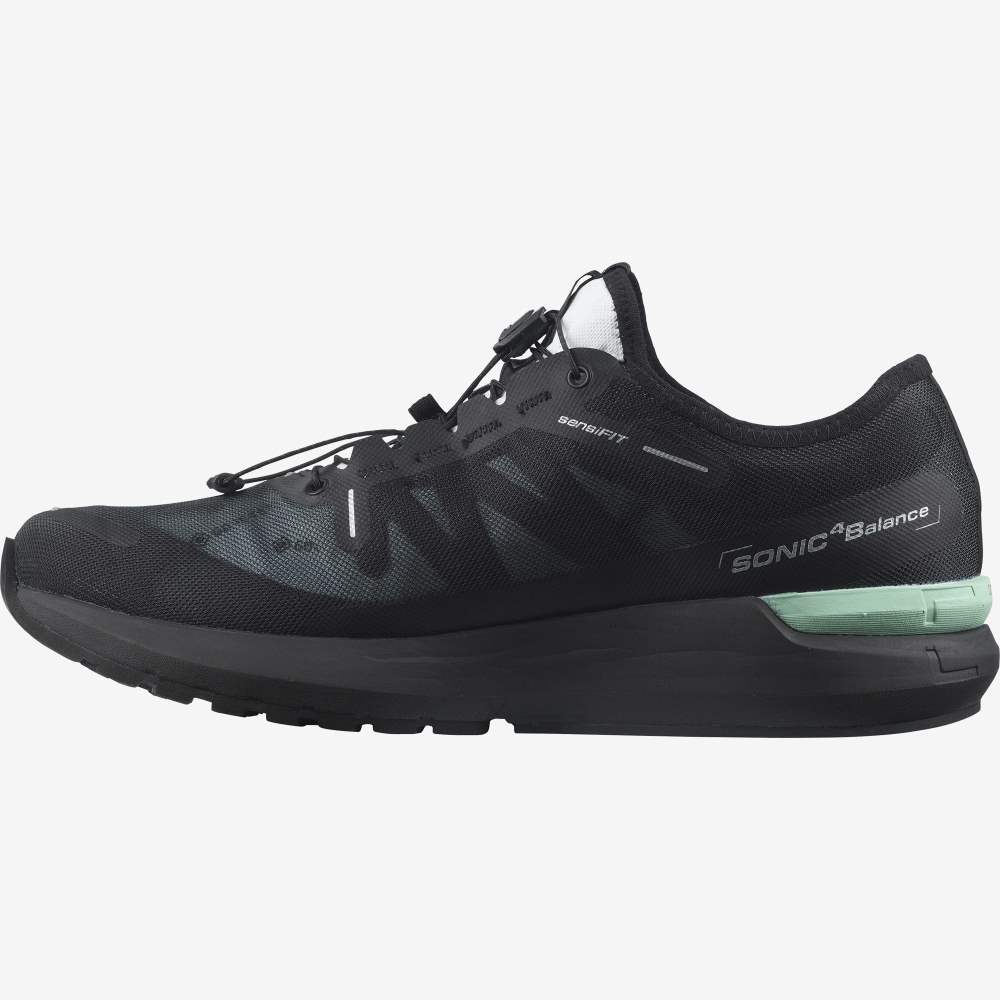Black White Salomon Sonic 4 Gore-Tex Women's Running Shoes | 701829ITV