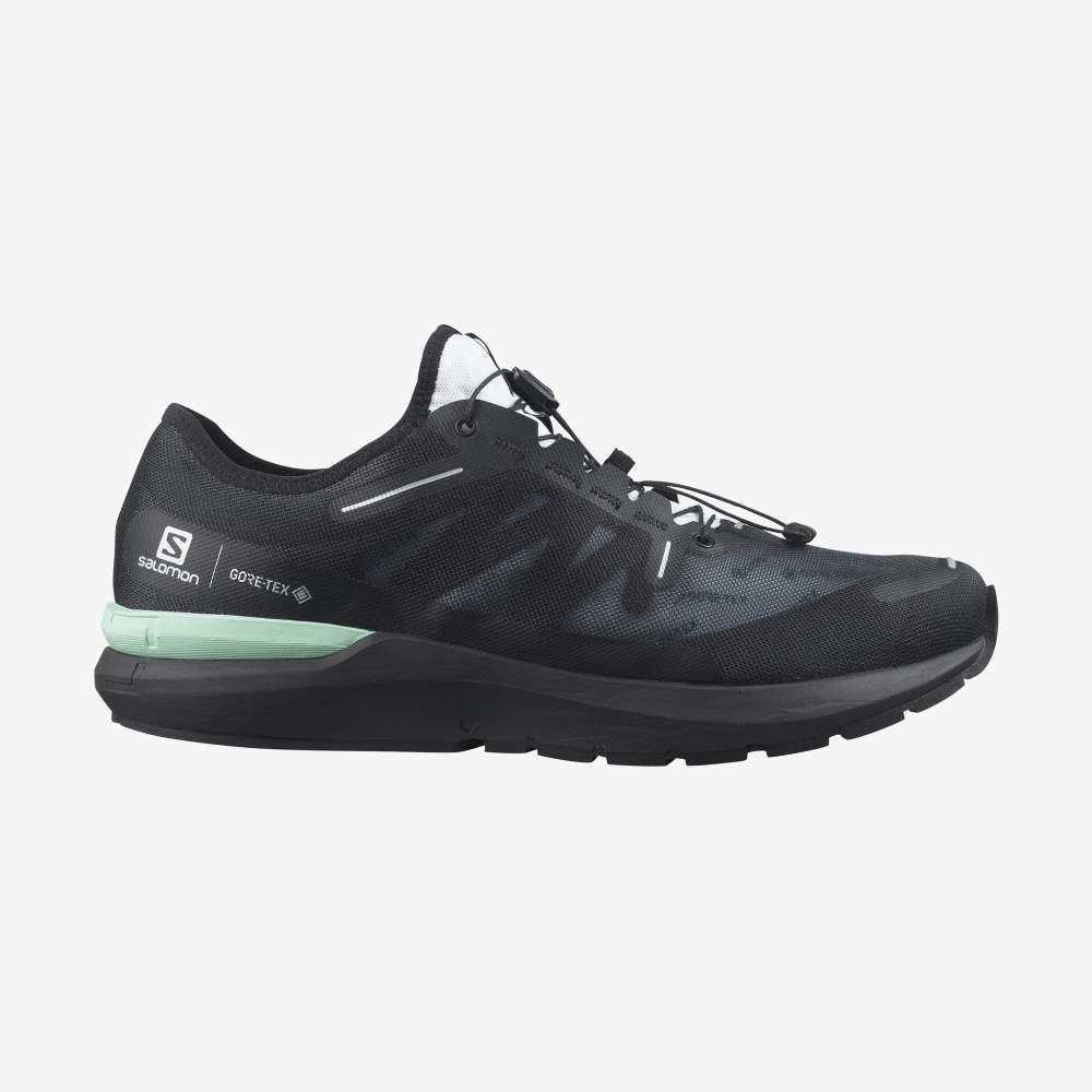 Black White Salomon Sonic 4 Gore-Tex Women\'s Running Shoes | 701829ITV