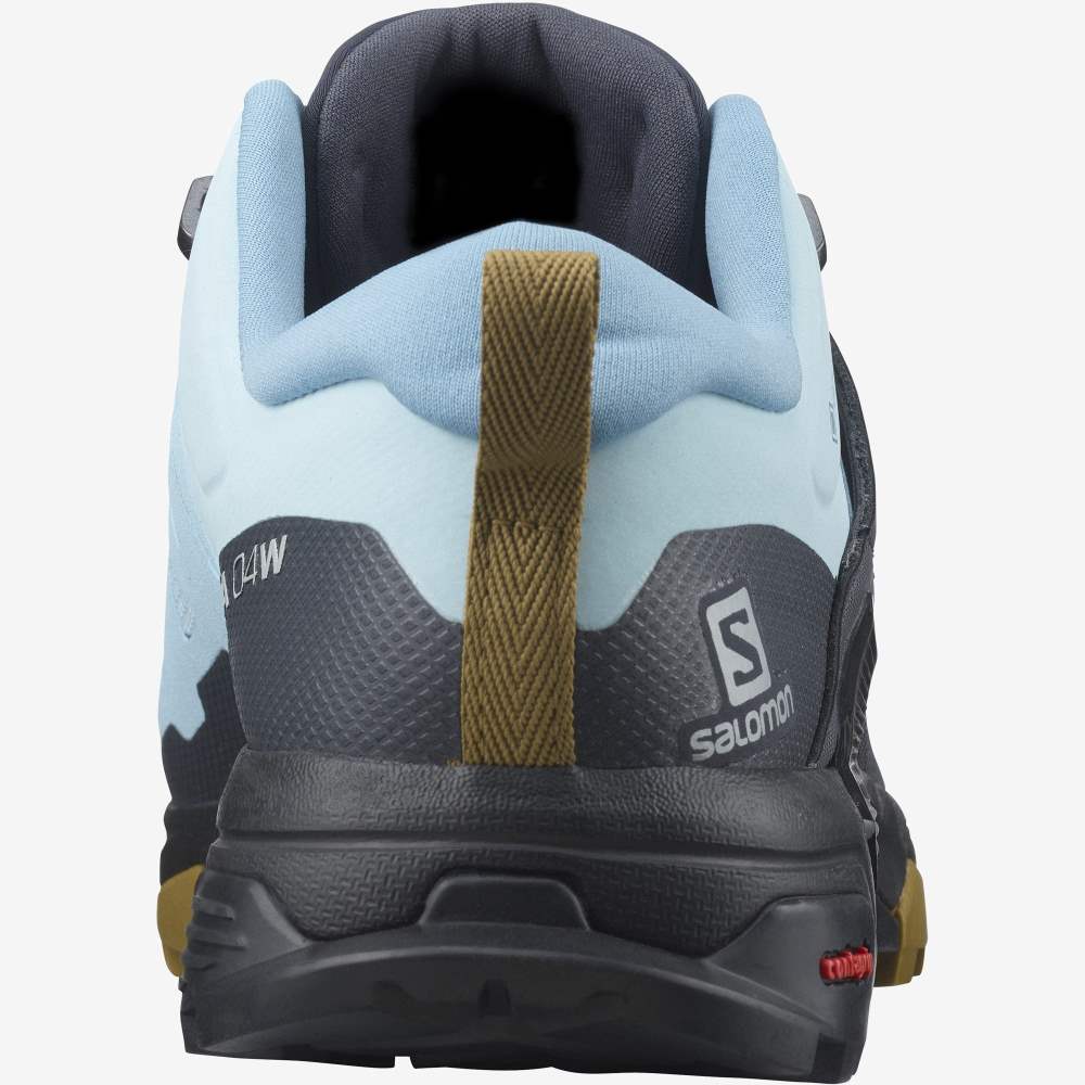 Blue Black Salomon X Ultra 4 Gore-Tex Women's Hiking Shoes | 916328BCP