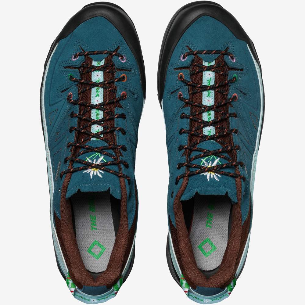 Blue Chocolate Salomon X-Dsalpes Gore-Tex For The Broken Arm Women's Sneakers | 859604AKT