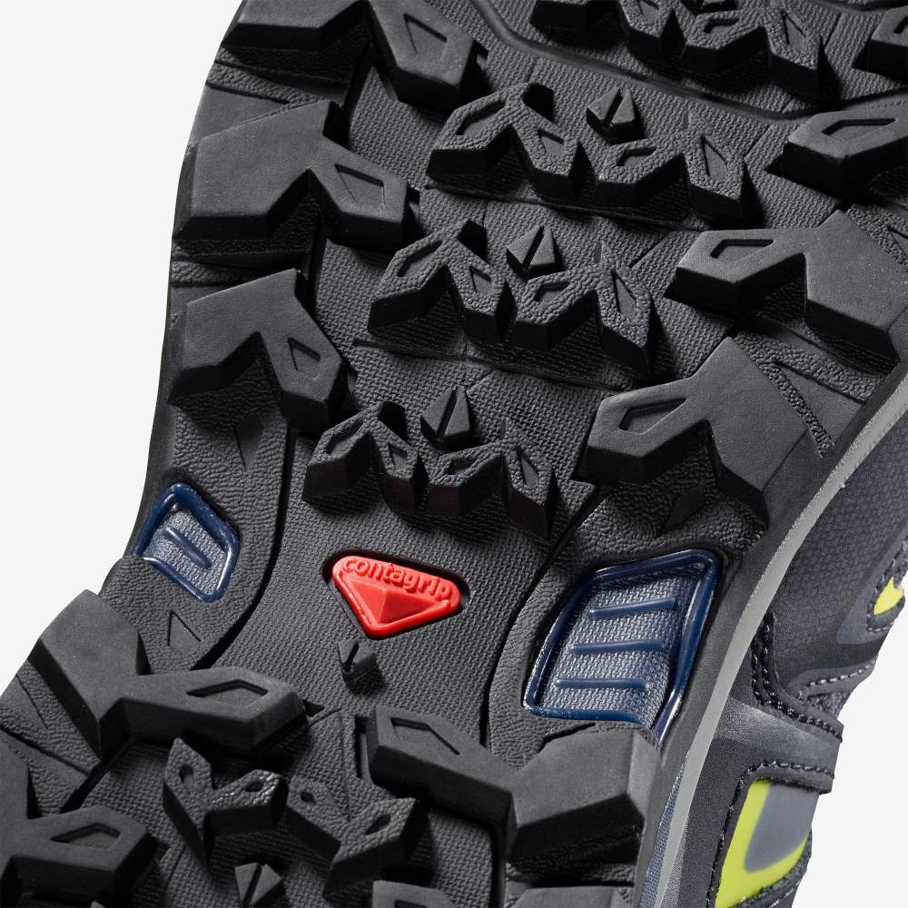Blue Green Salomon X Ultra 3 Mid Gore-Tex Women's Hiking Shoes | 047183TFQ