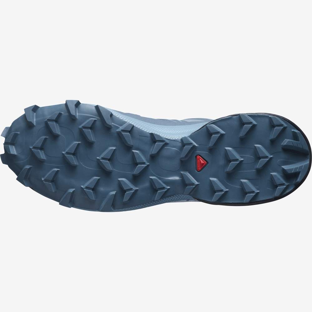 Blue Grey Salomon Speedcross 5 Women's Trail Running Shoes | 360197OBS