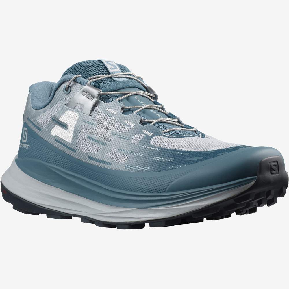 Blue Grey Salomon Ultra Glide Women's Trail Running Shoes | 832197OTY