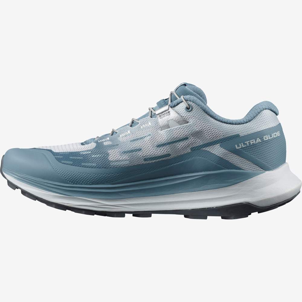 Blue Grey Salomon Ultra Glide Women's Trail Running Shoes | 832197OTY