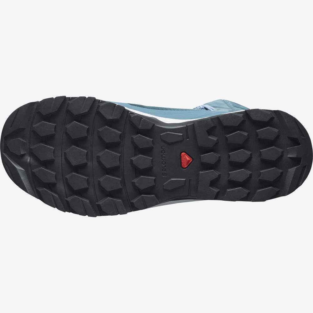 Blue Grey Salomon Vaya Powder Ts Cswp Women's Walking Shoes | 642785NDB