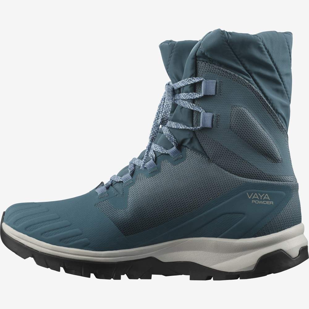 Blue Grey Salomon Vaya Powder Ts Cswp Women's Walking Shoes | 642785NDB