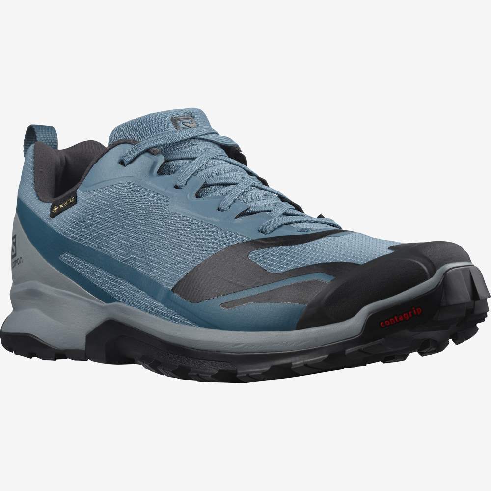 Blue Grey Salomon Xa Collider 2 Gore-Tex Men's Trail Running Shoes | 467109JNO