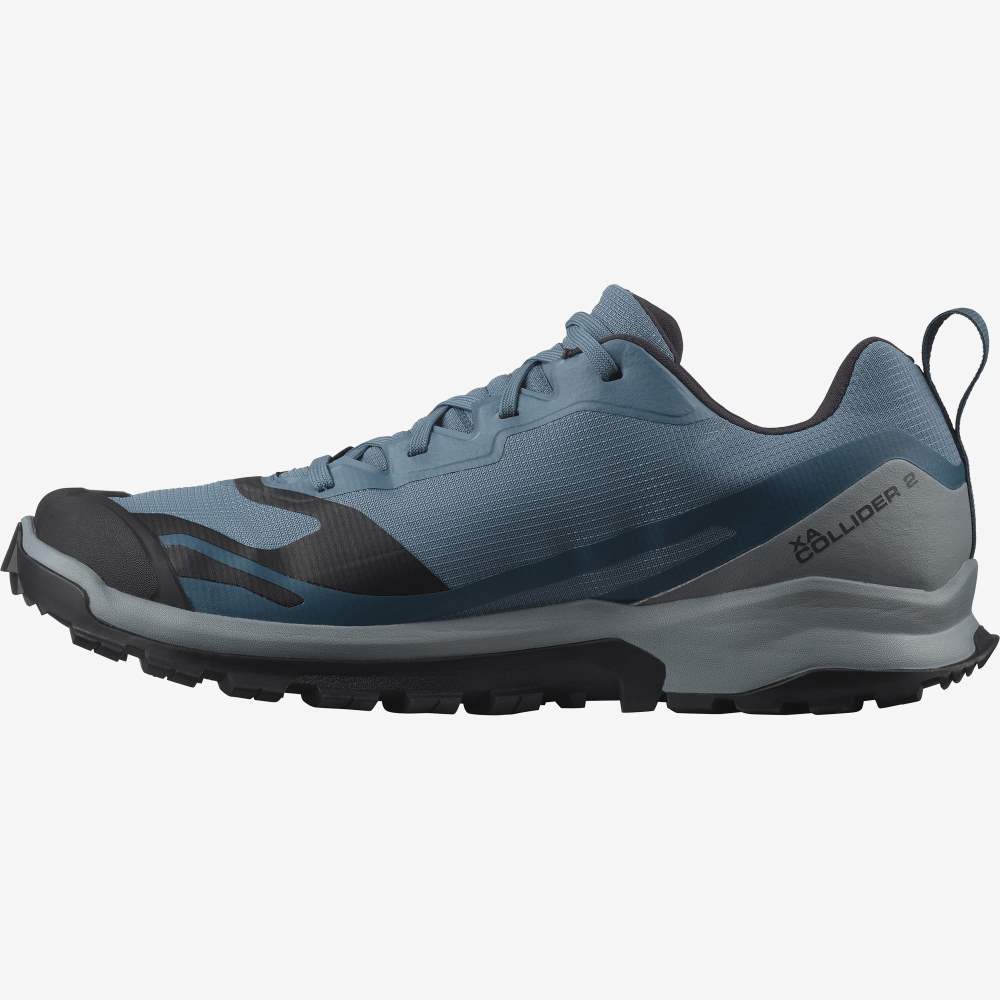 Blue Grey Salomon Xa Collider 2 Gore-Tex Men's Trail Running Shoes | 467109JNO