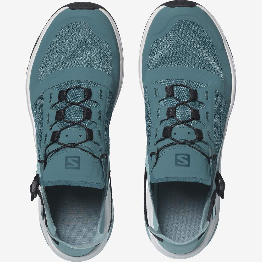 Blue Navy Salomon Tech Amphib 4 Women's Water Shoes | 859021NOZ