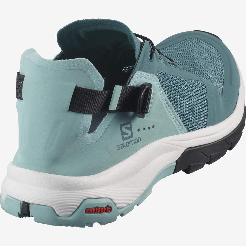 Blue Navy Salomon Tech Amphib 4 Women's Water Shoes | 859021NOZ