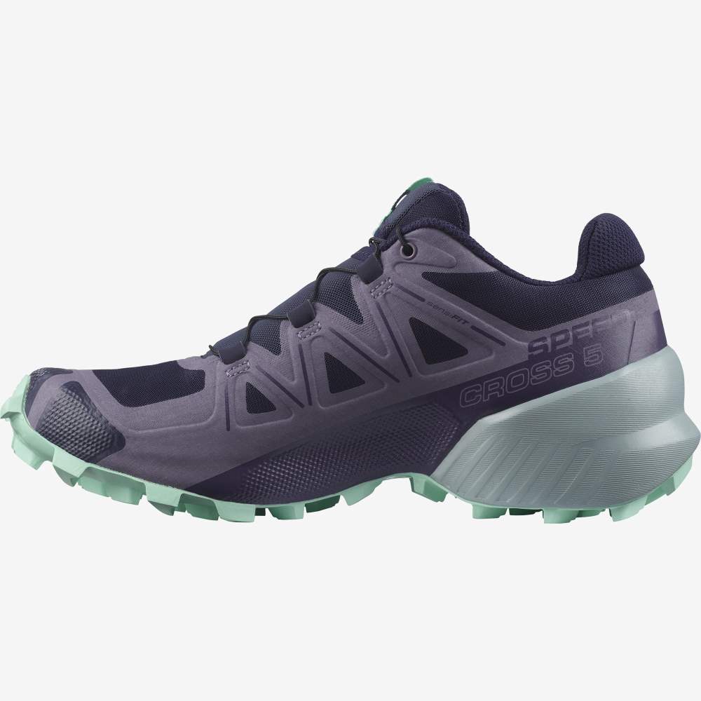 Blue Salomon Speedcross 5 Women's Trail Running Shoes | 938416WRB