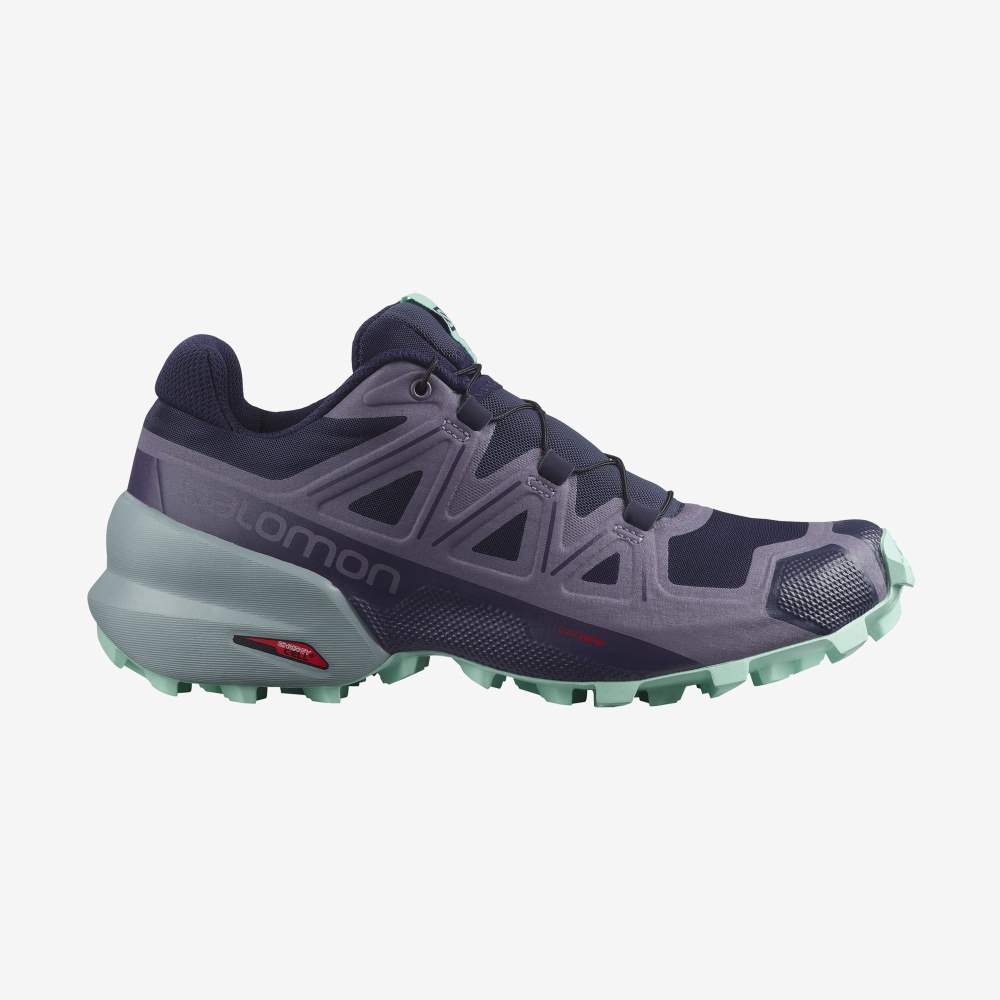 Blue Salomon Speedcross 5 Women\'s Trail Running Shoes | 938416WRB